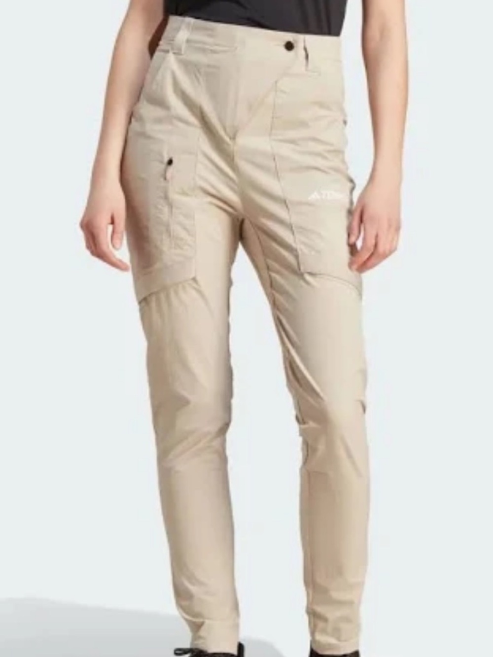 Adidas Terrex Xperior Hiking Pants Women’s Small Beige NWT Outdoor
